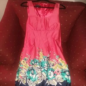 Coral colorful dress